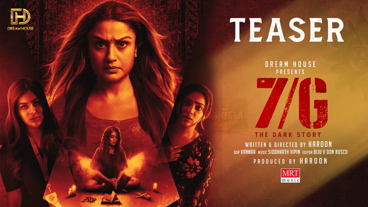 Happy to share 7/G Movie Official Teaser youtu.be/KcnX2zGGxU0?si… Best wishes to the team #7Gmovie #7GTeaser #7G @Haroon_FC @soniya_agg @smruthi_venkat @sidvipin @DirectorS_Shiva #SnehaGupta #Roshan @biju_v_donbosco #KannanDop @Lyricist_Mohan @KskSelvakumaar @rajinkrishnan