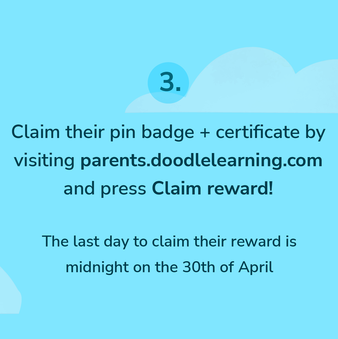 DoodleLearning_'s tweet photo. It’s official: the #DoodleSpringChallenge starts today! 🦅 

Encourage your child or pupils to achieve a 7-day streak + earn 450 stars before April 30th to receive FREE pin badges and certificates ⭐

Find out more: https://t.co/J0hlFUHBhr 

Good luck, and happy Doodling! 🎉 https://t.co/y3PBnnbKHm