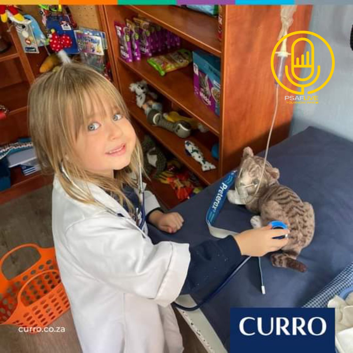 PSAFLIVE's tweet image. BREAKING NEWS: White racist rub school Curro has done it again.

Curro posted a picture of a black child being a Shoprite cashier while white children children were posted withdrawing money from Capitec Bank and buy from a black child, other white children were animal vets.

The
