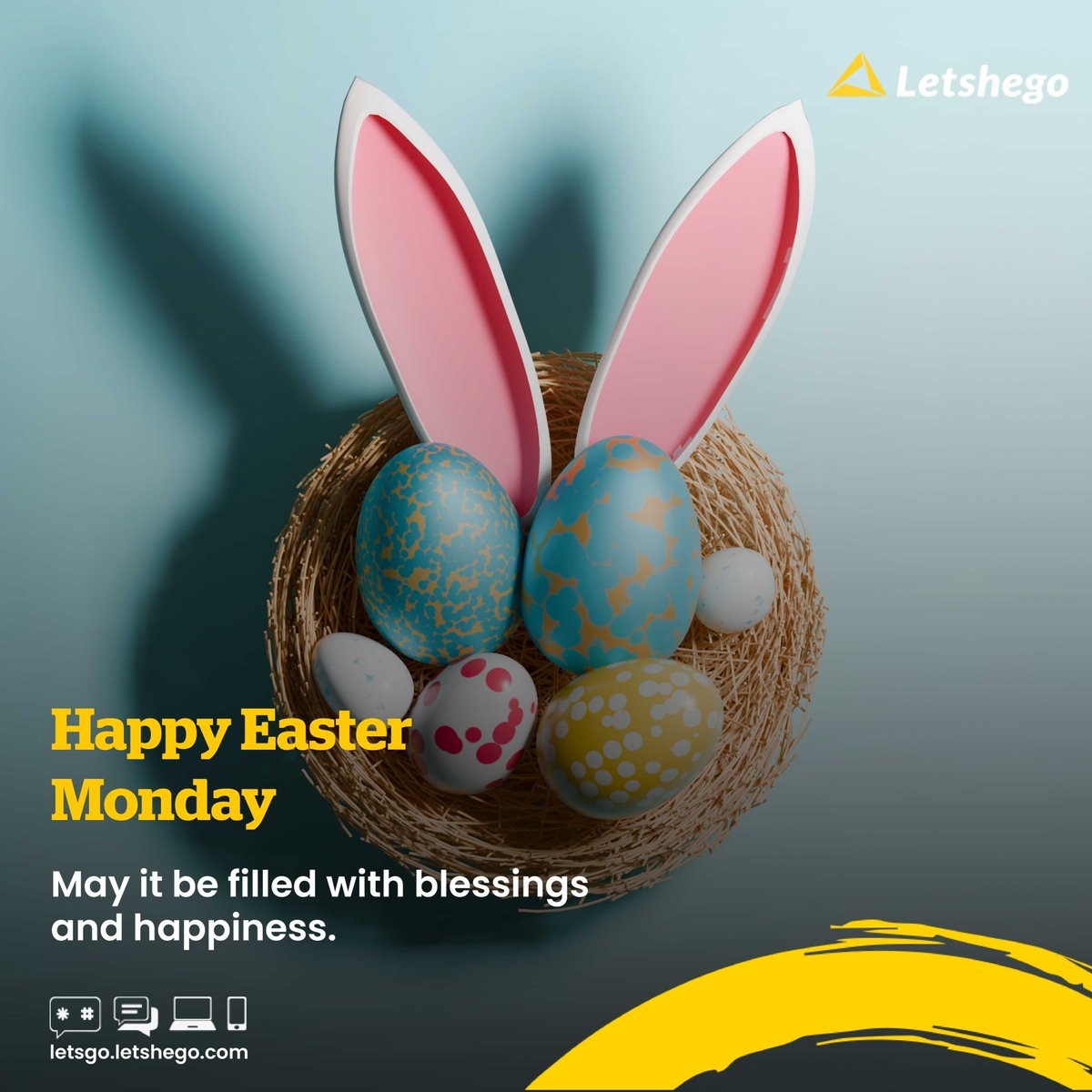 Happy Easter Monday🌷 Cheers to making the most of the long weekend with family and friends. May this day be filled with happiness. #NewMonth #HappyEasterMonday #Letshego