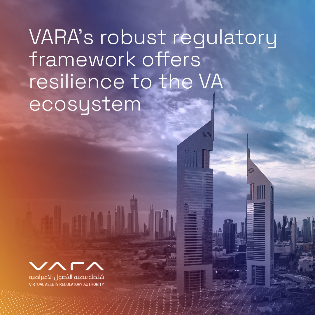 Comprehensive VA regulations with future proofed governance mechanisms offers resilient safeguards for a borderless VA ecosystem.

Check out our website: vara.ae

#VARA #VirtualAssets #DubaiRegulations