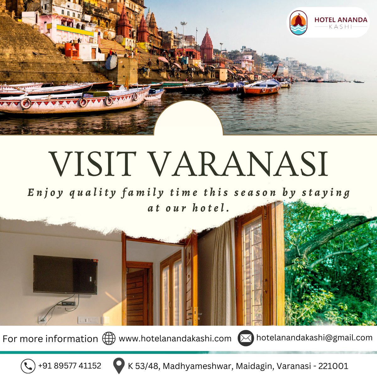 Escape to serenity in Varanasi! 🌿✨ Create unforgettable family memories at Hotel Ananda Kashi. 💖
.
#hotelanandakashi #hotel #facilities #hotels #room #stay #hotelroom #hotelmanagement #hospitality #vacation #staycation #restaurant #exclusive #luxury #varanasi #explorepage