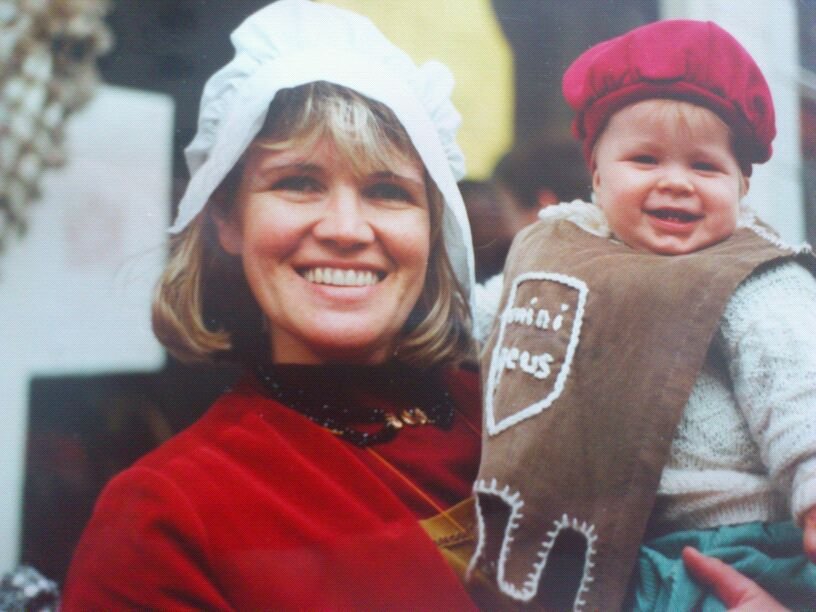 30 jaar geleden, samen met mijn zoon, 1 april 1994 in Den Briel