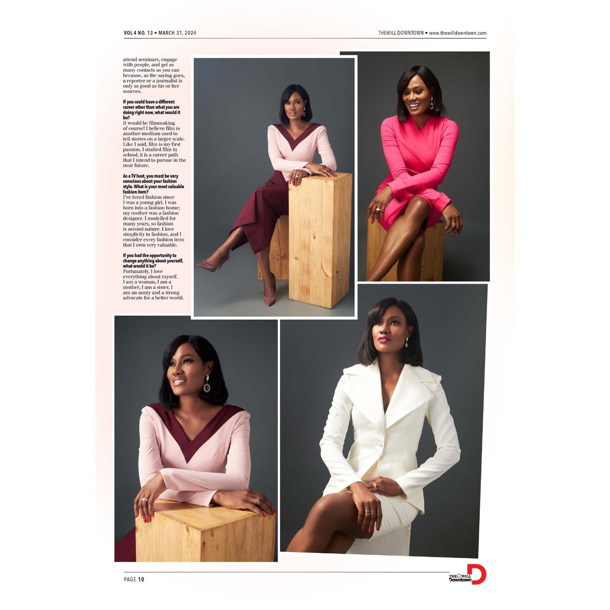 Our cover personality is Ojy Okpe @OjyOkpe, She never envisioned herself being a journalist; she always wanted to be a filmmaker because that was what she studied. Read how career started in journalism at thewilldowntown.com/ojy-okpe-is-in…