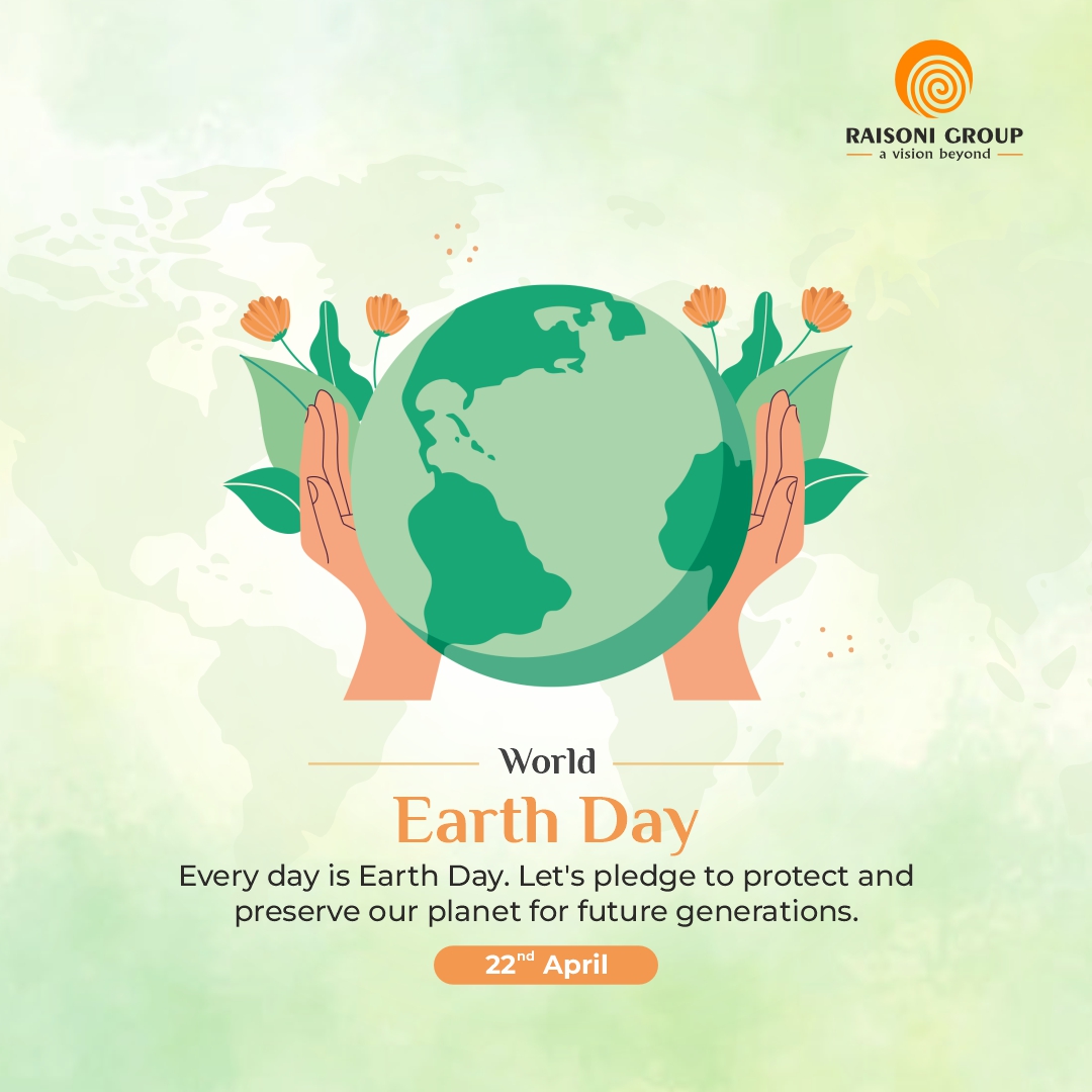 Every small act makes a big impact! 🌍 Let's join hands this #WorldEarthDay to nurture and protect our planet for a sustainable future. #RaisoniGroupOfInstitutions

#Raisoni #RGI #AVisionBeyond #Empowerment #CommunityGrowth #proudlyraisonians #RaisoniGroupOfInstitutions