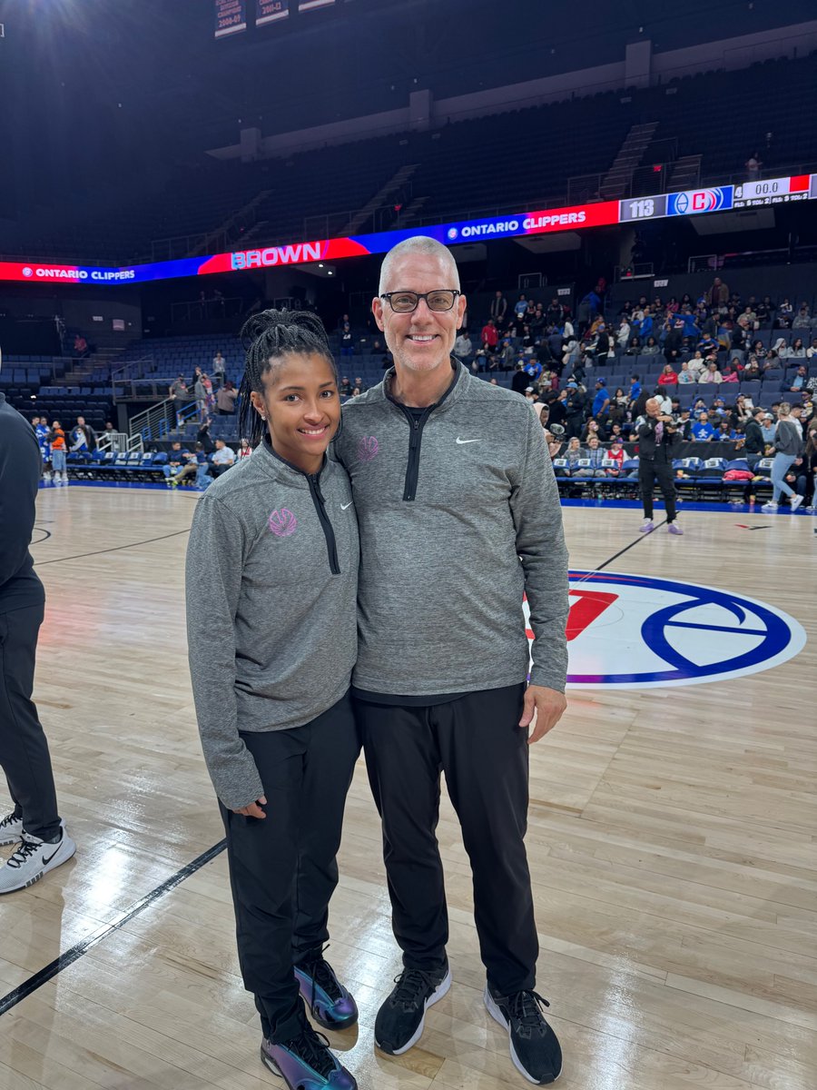 My last shoutout for #NATAM2024. From our first Ignite game in Henderson to our last...my ride or die, partner in crime has been @AJaxxTwo0. I'm proud of you Amani for taking the leap to join us. I am forever grateful for all you did for the program and the things you taught me🙏