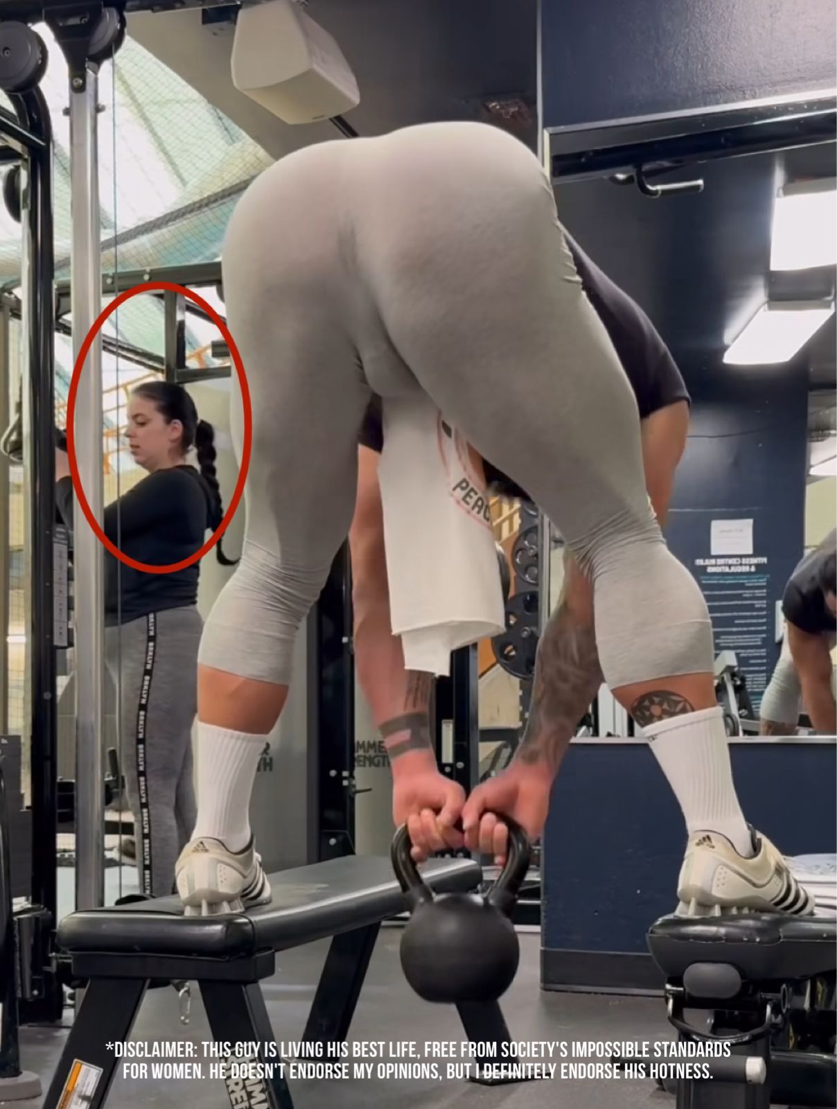 bonky on X: HornyActivism pt. 332  In honor of Conservatives claiming womens  leggings are too revealing, each day I share photos of men wearing almost  nothing, in public. No, this is