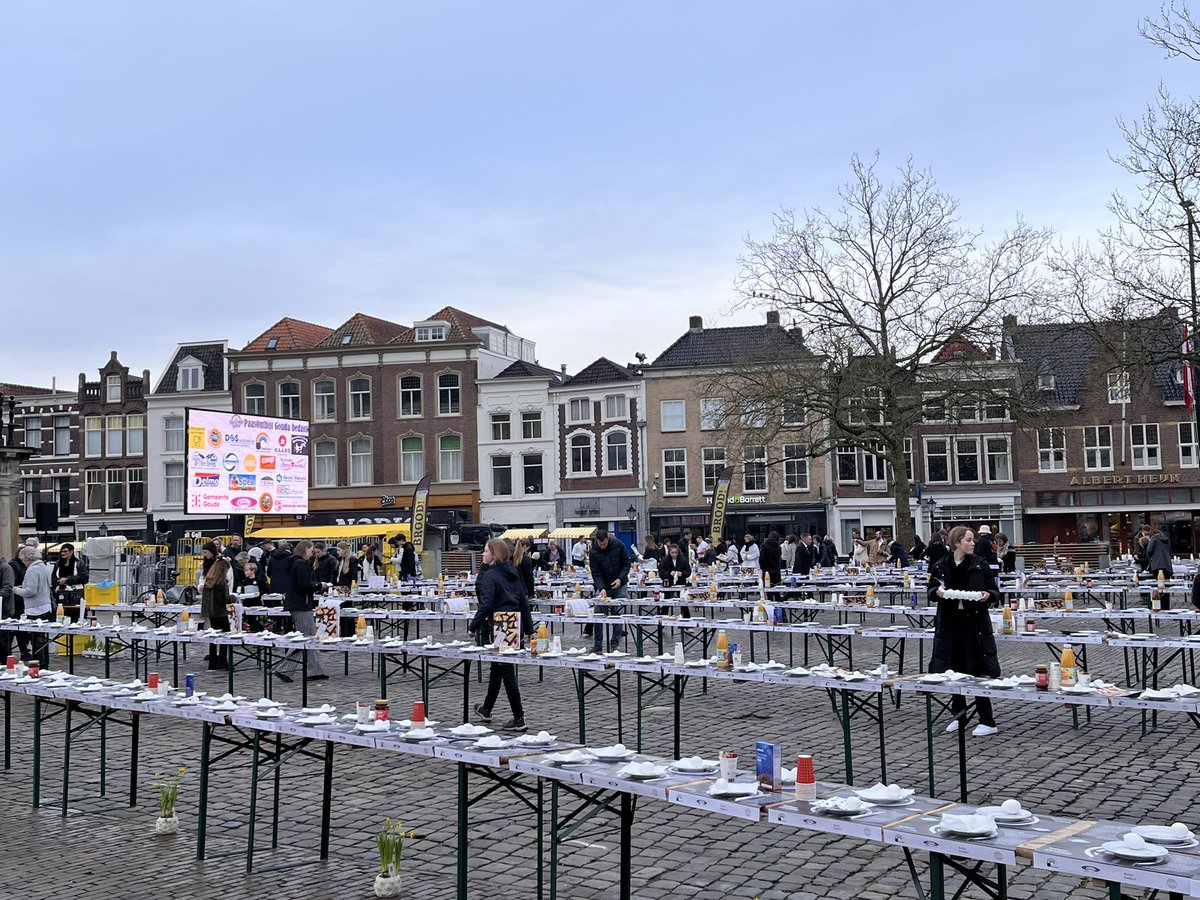 Kom je om 10.00 uur ontbijten bij het Goudse Paasontbijt op de Markt in Gouda? Van harte welkom!