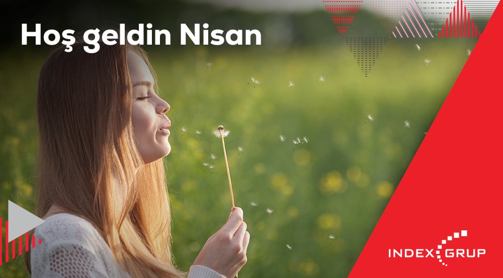 Bahar rüzgarlarının çiçek kokularıyla dolduğu bir ay olması dileğiyle hoş geldin nisan! #indexgrup #hoşgeldinnisan