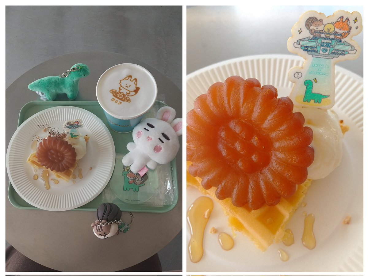 gerbera1187's tweet photo. ラテは、Keyくん💓
薬菓食べてみたかったぁ😍
付箋、マスキングテープ可愛い💕
ガチャ遊び心刺激されたぁ〜😆
#SHINee
#XYZPOPUP
#SHINeeJOGUMANPOPUP https://t.co/4Q07bNFJF8