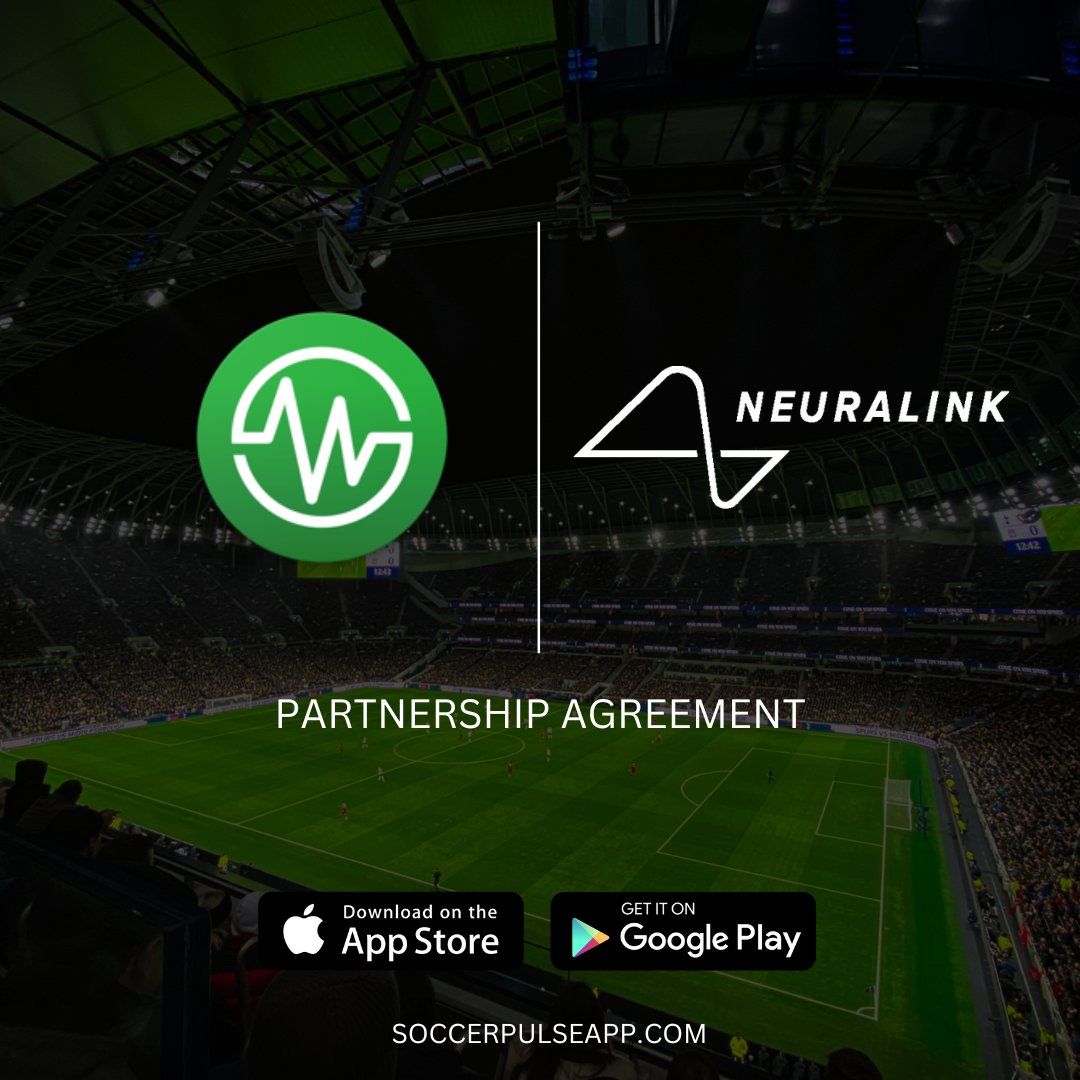 We're delighted to announce a groundbreaking partnership with Neuralink. This will allow our players to submit wellness reports telepathically and save them 15 seconds every day. Learn more: soccerpulseapp.com/single-post/ne…