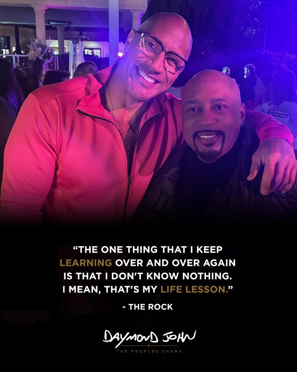 Just two guys going through life in search of knowledge...🔥 @TheRock