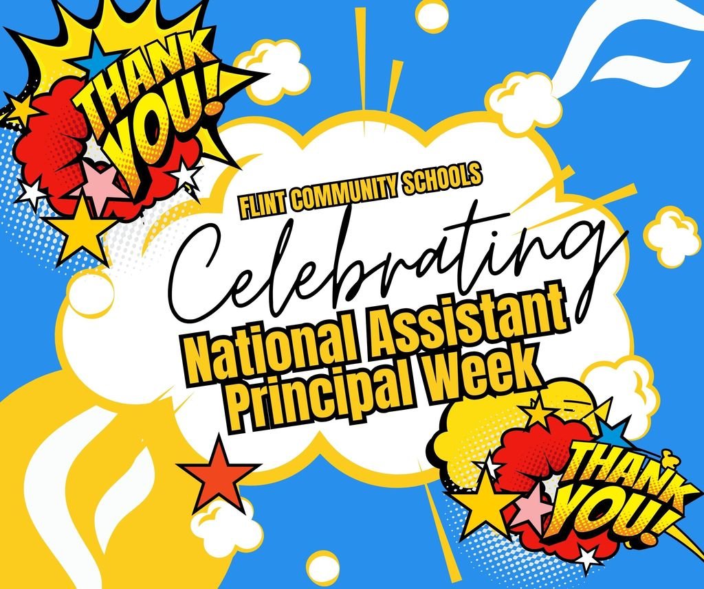 This week, we're celebrating National Assistant Principal Week in Flint Community Schools! Huge shoutout to our incredible assistant principals for their hard work, dedication, and support. Thank you for your leadership and commitment to our scholars' success!