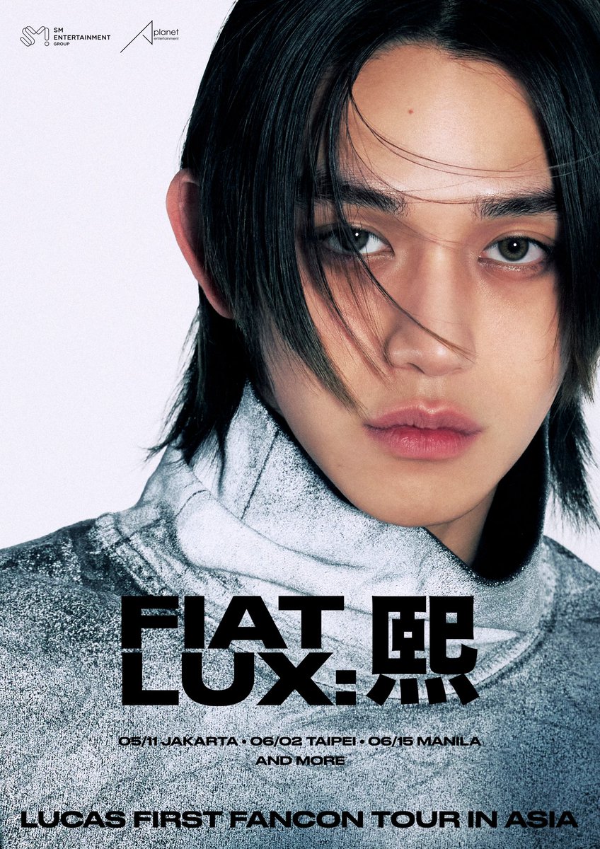 LUCAS FANCON TOUR IN ASIA
<FIAT LUX : 熙>

[JAKARTA]
📅 2024.05.11

[TAIPEI]
📅 2024.06.02

[MANILA]
📅 2024.06.15

AND MORE…

※ Detailed information about schedules and ticket reservations will be informed later.

#LUCAS #루카스
#FIATLUX #FANCON #팬콘 #TOUR #아시아투어