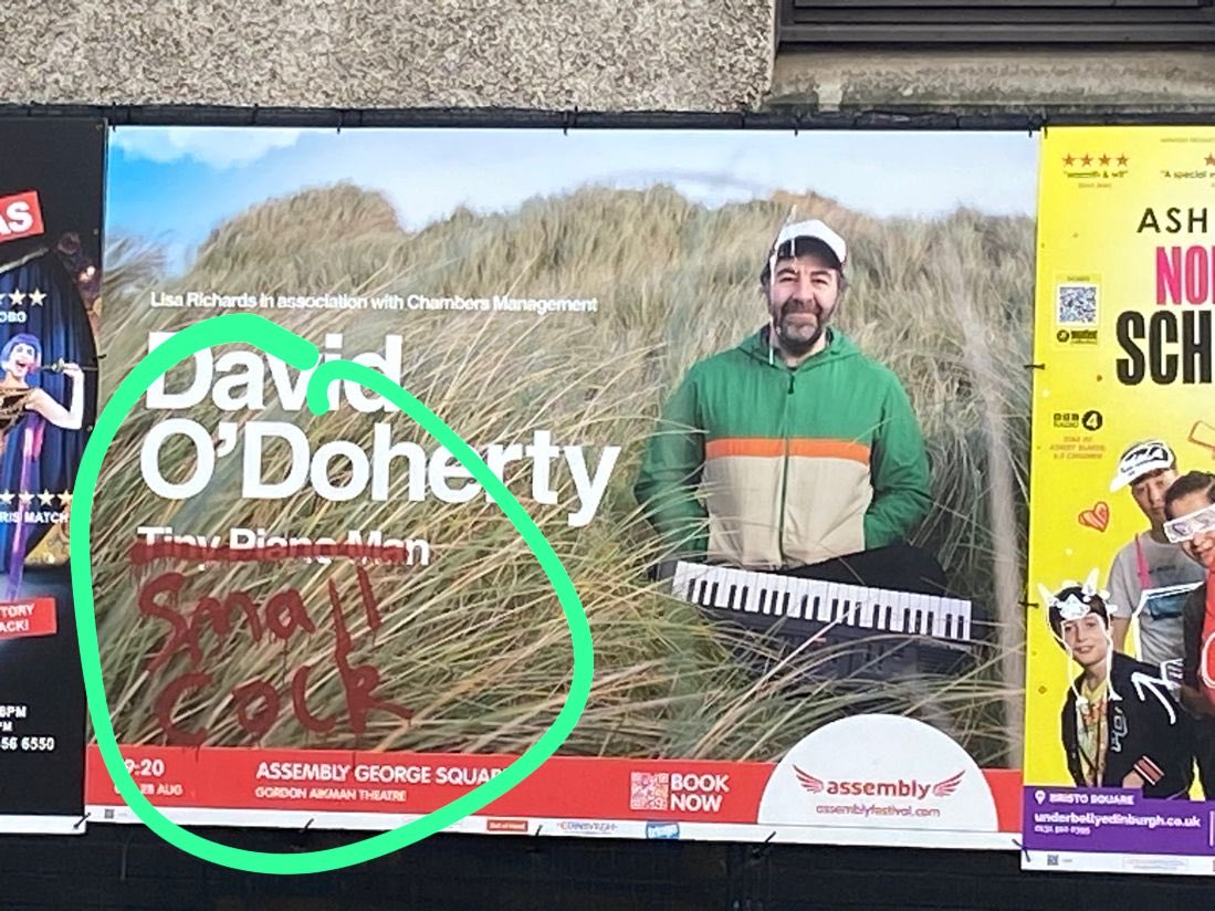 I hereby announce a run of my new show Ready, Steady, David O’Doherty at the Edinburgh Festival Fringe 2024. assemblyfestival.com/whats-on/492-d…