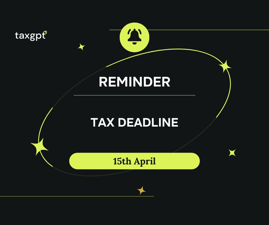 🌟 The clock's ticking, and April 15th is just around the corner. Don't let be late✨

#TaxDeadline #TaxSeason2024