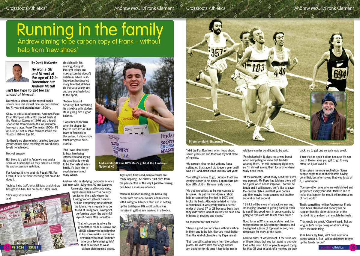 scottishathletics (@scotathletics) on Twitter photo FAMILY TIES
#SALtogether
Touched on this before but now <a href="/dmccarthyDR/">David McCarthy</a> captures quite brilliantly Olympian Frank Clement and grandson Andrew McGill✍️
<a href="/SALChiefExec/">SALChiefExec</a> <a href="/sweirz/">Stewart Weir</a> <a href="/Livingston_AC/">Livingston AC</a> <a href="/GUSAHandH/">Hares and Hounds</a> <a href="/JournoandGaz/">Linlithgow Gazette</a> <a href="/richardwinton/">Richard Winton</a> <a href="/MtthwJhnstn/">Matthew Johnston</a>
📷 <a href="/Bobby_ThatOneMo/">Bobby Gavin</a> <a href="/AthleticsImages/">Mark Shearman MBE</a> FAMILY TIES
#SALtogether
Touched on this before but now <a href="/dmccarthyDR/">David McCarthy</a> captures quite brilliantly Olympian Frank Clement and grandson Andrew McGill✍️
<a href="/SALChiefExec/">SALChiefExec</a> <a href="/sweirz/">Stewart Weir</a> <a href="/Livingston_AC/">Livingston AC</a> <a href="/GUSAHandH/">Hares and Hounds</a> <a href="/JournoandGaz/">Linlithgow Gazette</a> <a href="/richardwinton/">Richard Winton</a> <a href="/MtthwJhnstn/">Matthew Johnston</a>
📷 <a href="/Bobby_ThatOneMo/">Bobby Gavin</a> <a href="/AthleticsImages/">Mark Shearman MBE</a>