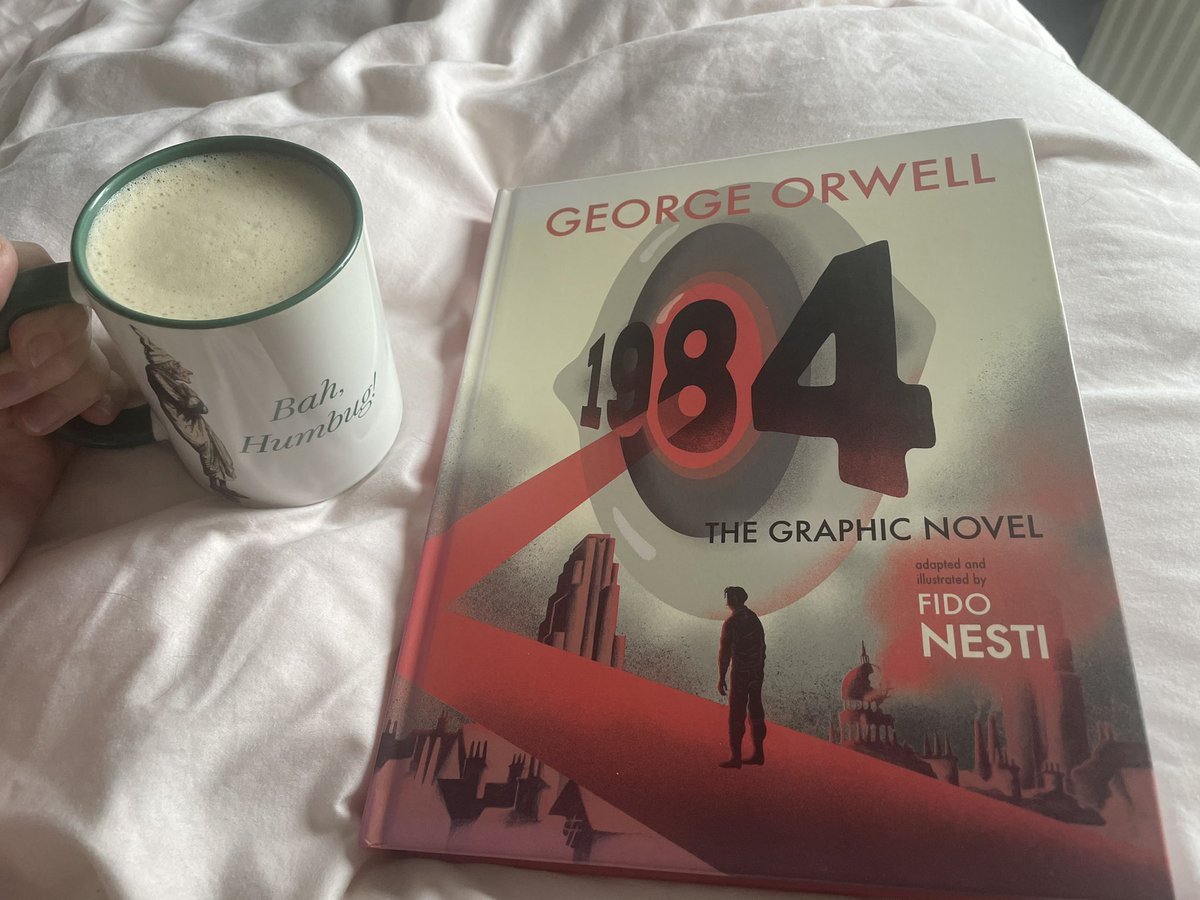 Some light reading in bed this morning. 

Seems an appropriate one for today. 

#GeorgeOrwell #reading #books #graphicnovel #HateCrimeBill #TheTruthAlwaysRises #TruthIsNotAHateCrime #Scotland #IStandWithJKRowling #WomensRightsAreHumanRights