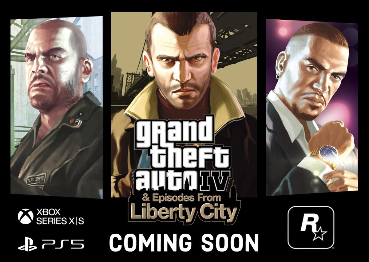 Rockstar Games just announced GTA 4 will receive a remaster in 4K 60fps for PS5 & Xbox Series X/S!