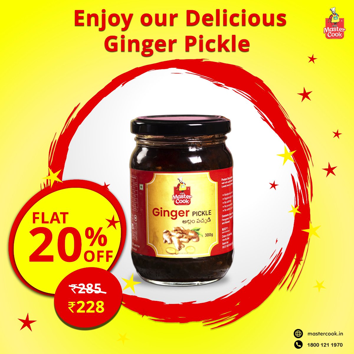 This Summer, Spice up your meal with a punch of our Ginger Pickle!😋 Have you grabbed our 20% discount yet? Check it out in our bio!👀✨ #FlavorExploration #pickle #mastercook #SavingsAlert #pickles #discounts #SaleAlert #offers #discountedprice