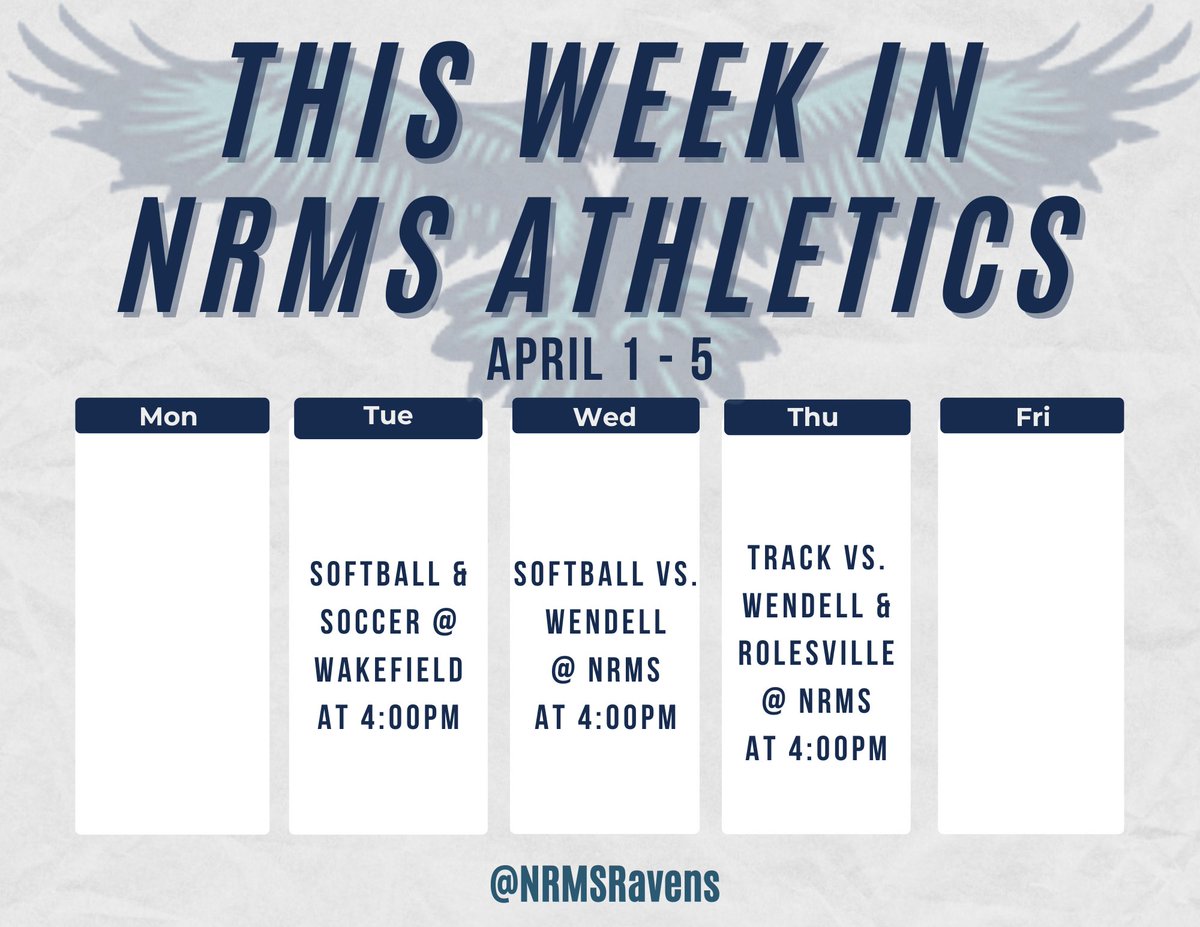 Neuse River Middle School Athletics tweet media