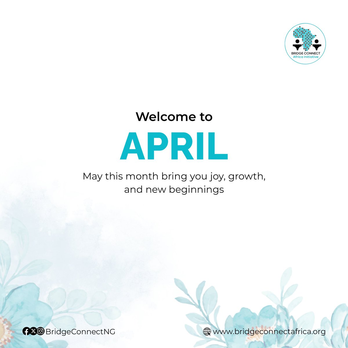 This new month didn’t come to us by chance, April marks the beginning of another quarter of the year, so let’s brace up for impact Are you ready for April? Are you ready for impact? Happy new month from @BridgeConnectNG #newmonth #April