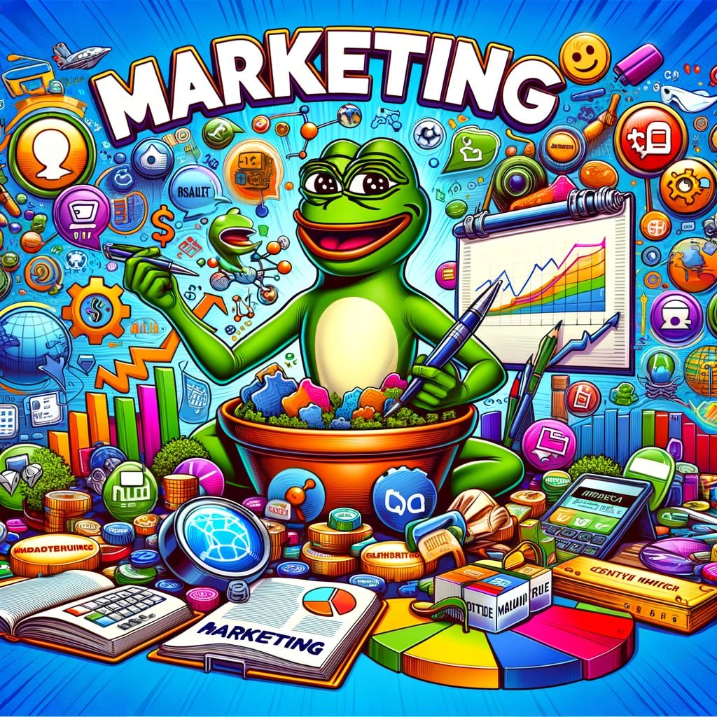 🎮 Book of Pepe Postlaunch Marketing Plan Unveiled! 🎮

Dive into our comprehensive strategy designed to catapult $BOPE to stellar heights in the crypto universe. Here's how we're setting the stage for unparalleled success:

✖️ T1 Twitter Influencer Support
😮 Trending on Avedex,