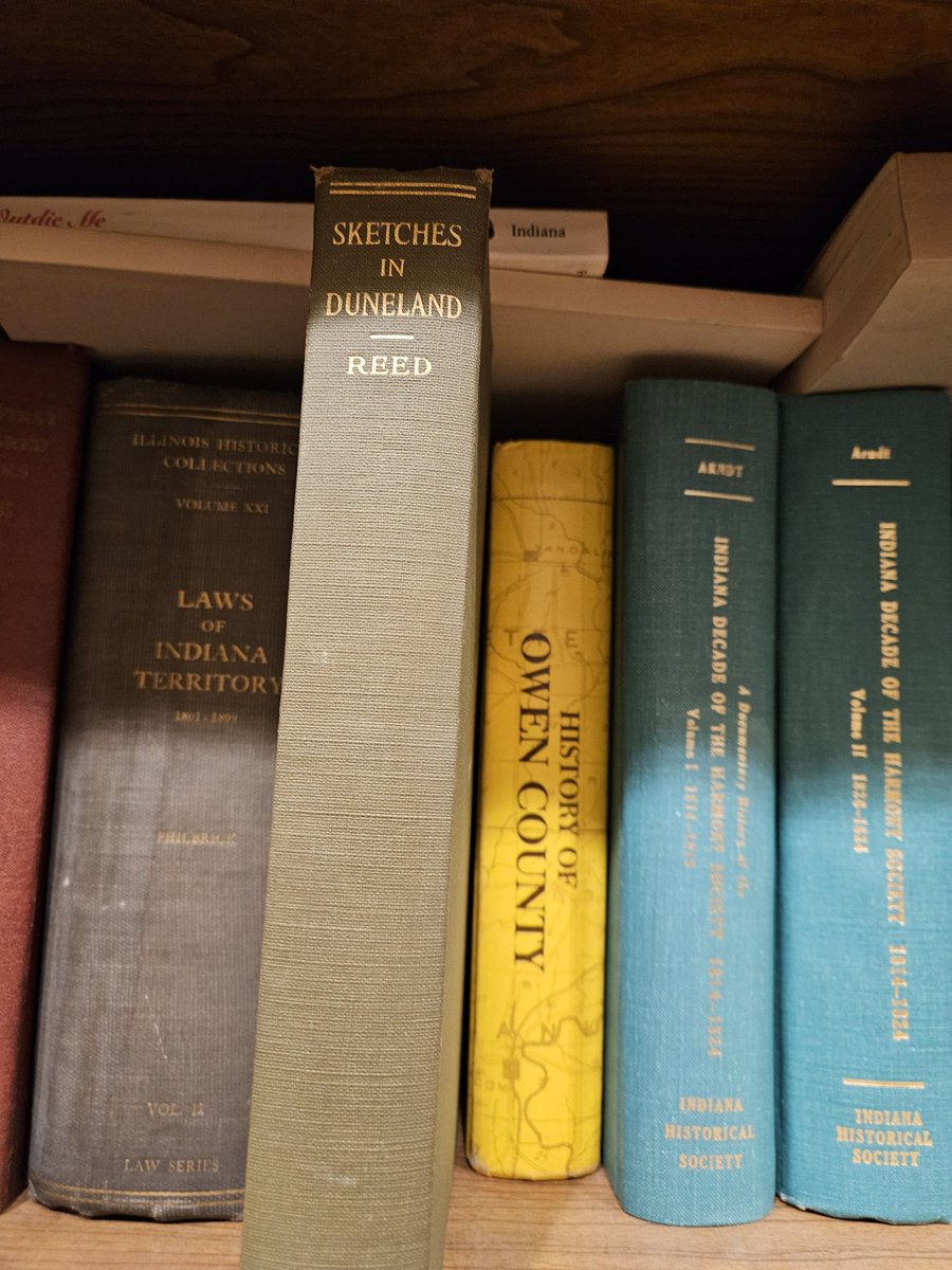Nothing like finding an antique bookstore and a large collection of Midwestern history to make you miss the region.