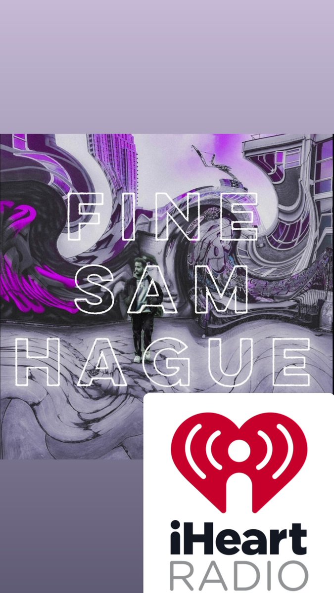 HUGE thank you to @iHeartRadio for playing @itssamhague’s FINE this morning! ❤️ #AECMusic #SamHague #SamHagueFINE #iHeartRadio