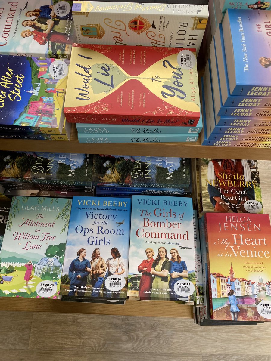 Some Easter #shelfie spotting! Books by @VickiBeeby and @LilacMills in Selby Garden Centre today and in Percy Thrower’s garden centre in Shrewsbury on Saturday! 🥰📚🥰 @canelo_co #amreading