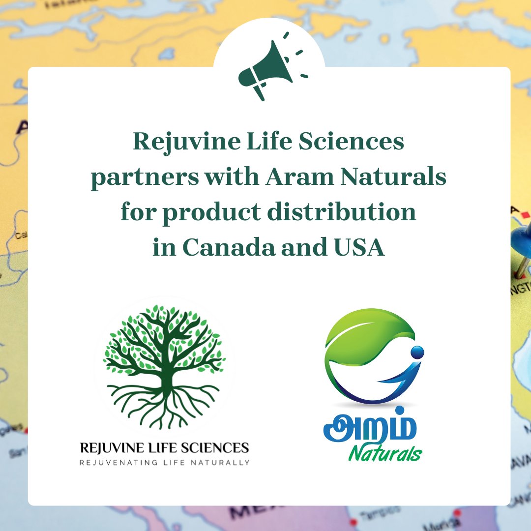 #RejuvineLifeSciences is partnering with Aram Naturals to bring its innovative products like #SkordoPlus to customers in the USA and Canada #partnership #USAndCanada #naturalhealth #innovativeproducts