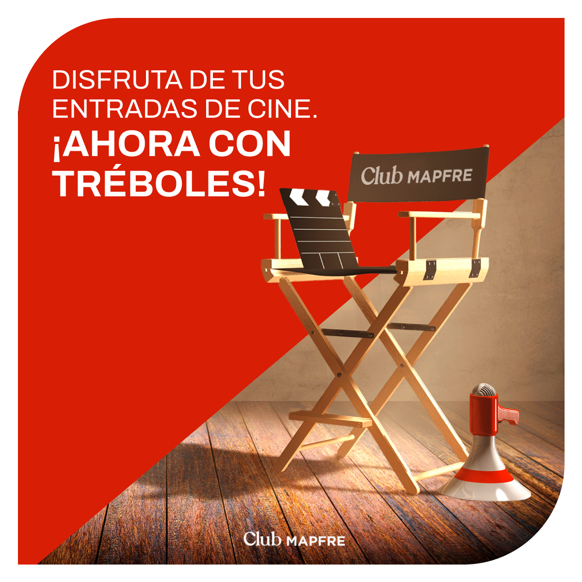 ¡Desde el 1 hasta la 11 de Abril, por ser socio de #ClubMAPFRE, consigue un 2x1 en tus entradas de cine, y además te llevas un par de Tréboles para ahorrar en tu seguro!
Más información en esta oficina o escríbenos por mensaje privado #CuidamosLoQueTeImporta