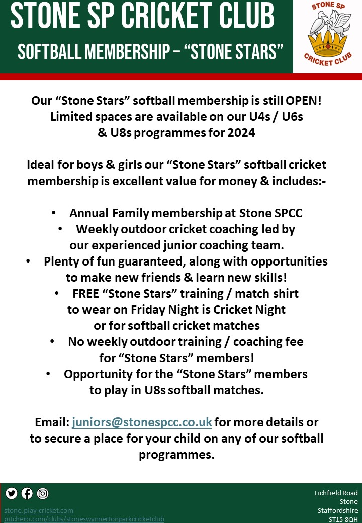 Come and join our Stone Stars programme #StoneStars