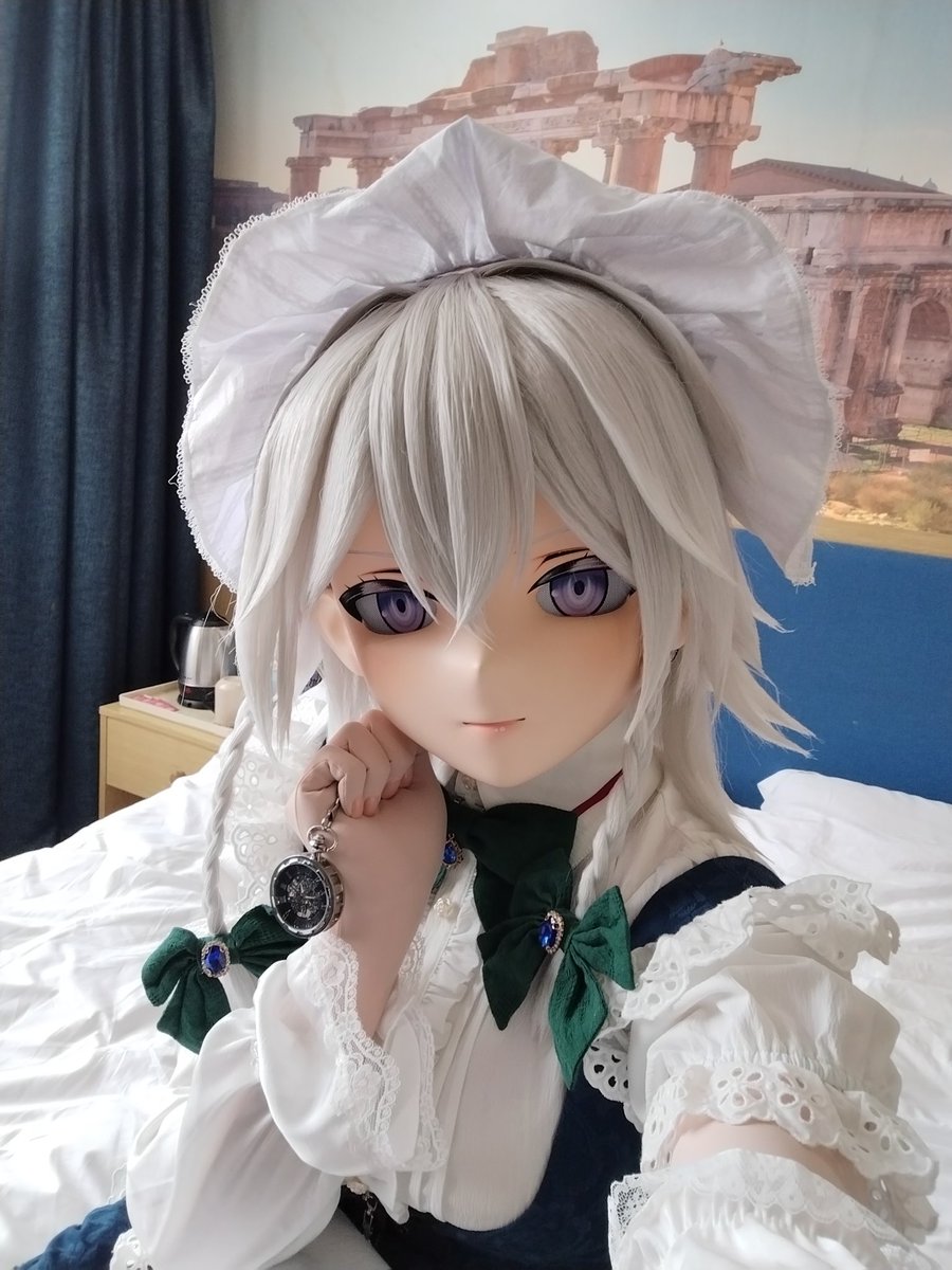 yumimi_kig's tweet photo. 第一次好好拍咲夜~发个小预告捏😋，宝宝的身♀体里面很舒服，孩子很喜欢❤️www
超级无敌厉害的涩影师：
@Liuye211
#kigurumi 
#十六夜咲夜 https://t.co/jLo6N93e83