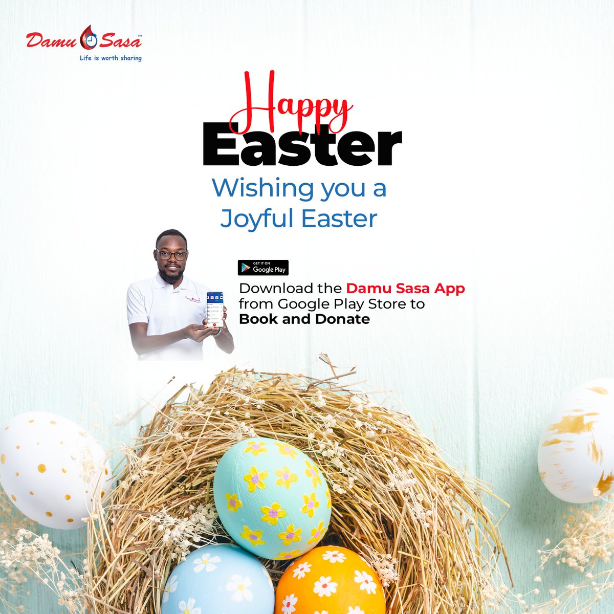 We would like to wish you all love, hope ,and blessings this Easter season for you and your lived ones. Let's remember the gift of life and the importance of giving back to the community .Happy Easter!

#Damusasa #EasterSeason2024