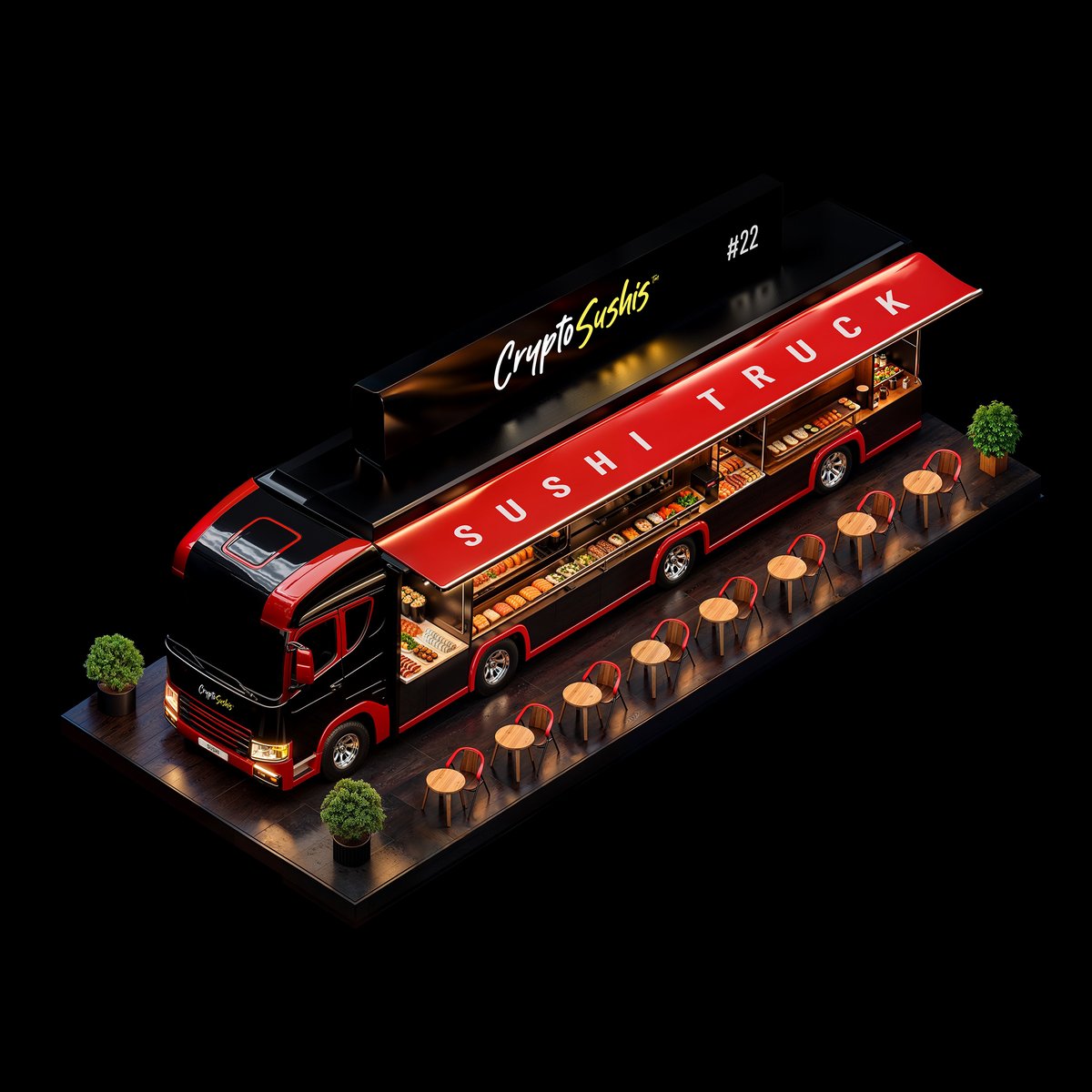 Last chance to acquire a piece from our latest open edition drop on Nifty Gateway!

Food Trucks 🛻🚚🚒 

👉 niftygateway.com/collections/cr…
--
#NFT #NFTs #NFTCommunity