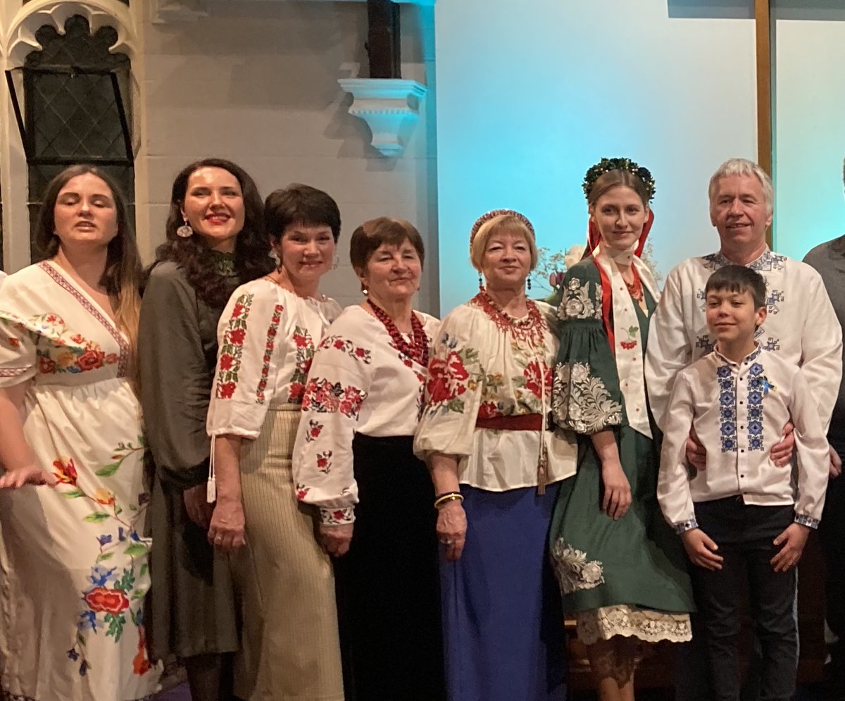 What incredible music at the #Ukrainian music evening at Epsom Methodist Church. Such a treat to experience some Ukrainian culture and to see so many talented musicians continue to play despite the ongoing war in Ukraine. @SurreyStands #Epsomandewell