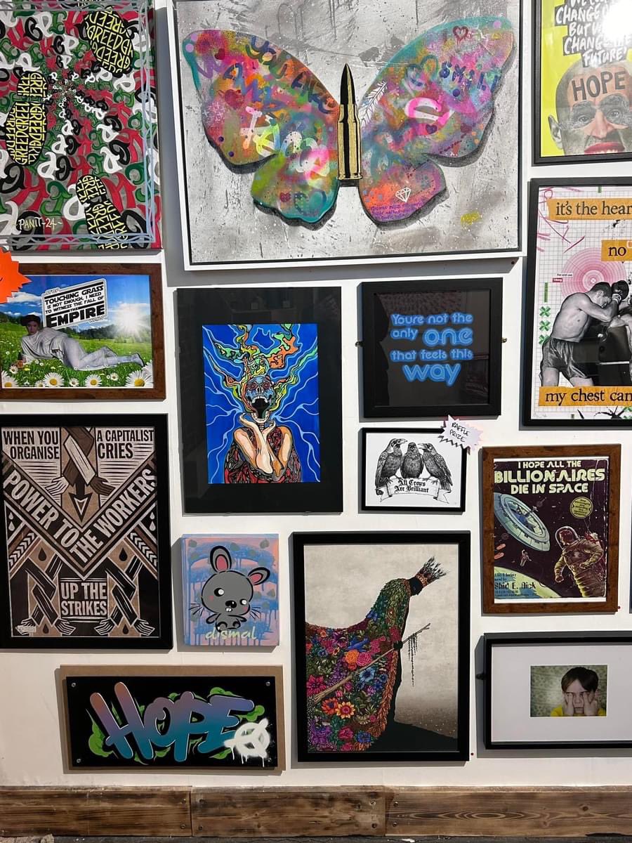 RevoltingArtist's tweet photo. Still time to check out our walls inside… https://t.co/BMG0BdjodY