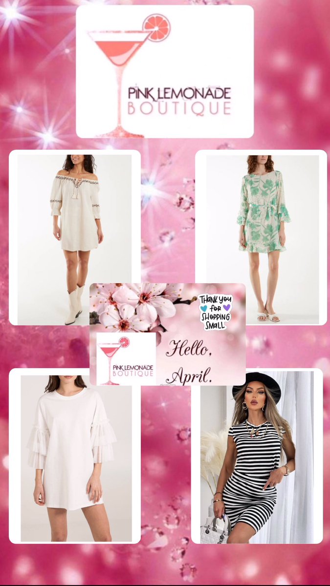 💕🌸Hello April! Time for some stunning Spring fashion….last day to use our 25% off promo code….use eggs25 at the checkout💕 pinklemonadeboutiqueuk.com #helloapril #Easteroffers #boutiqueclothing #onlineshop #womenfashion #shopsmall #shopindie