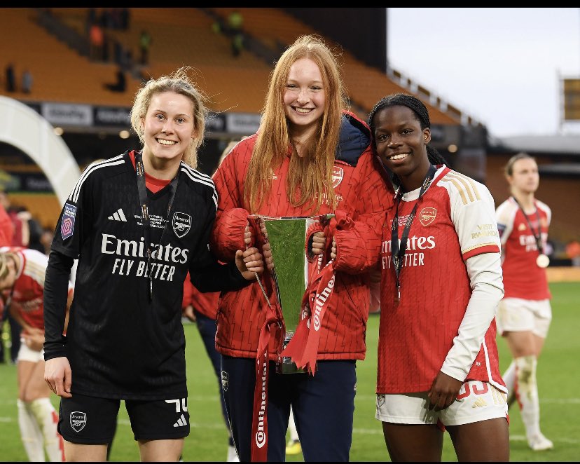 BHS Sport (@bhssportdance) on Twitter photo Our very own Katie Reid amongst the celebrations yesterday for <a href="/ArsenalWFC/">Arsenal Women</a> in the #ContiCupFinal Congratulations to Katie and the Arsenal team! 👏🏻🏆 Our very own Katie Reid amongst the celebrations yesterday for <a href="/ArsenalWFC/">Arsenal Women</a> in the #ContiCupFinal Congratulations to Katie and the Arsenal team! 👏🏻🏆