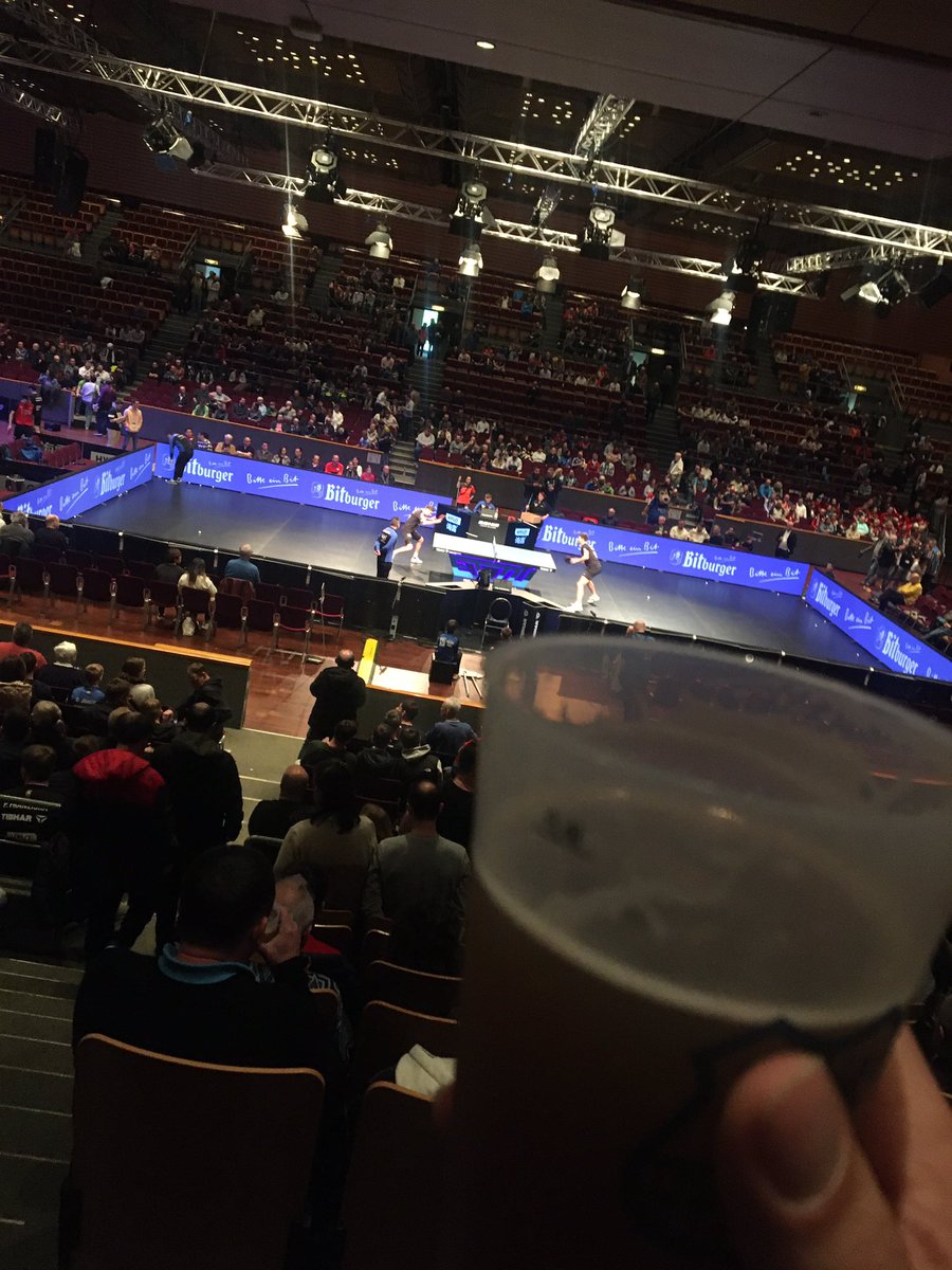 Coke Beer at Saarlandhalle Champions League Finale Table Tennis (Saarbrücken vs. Düsseldorf) - also possible for the DFB Cup Final in Soccer Germany  (3€)