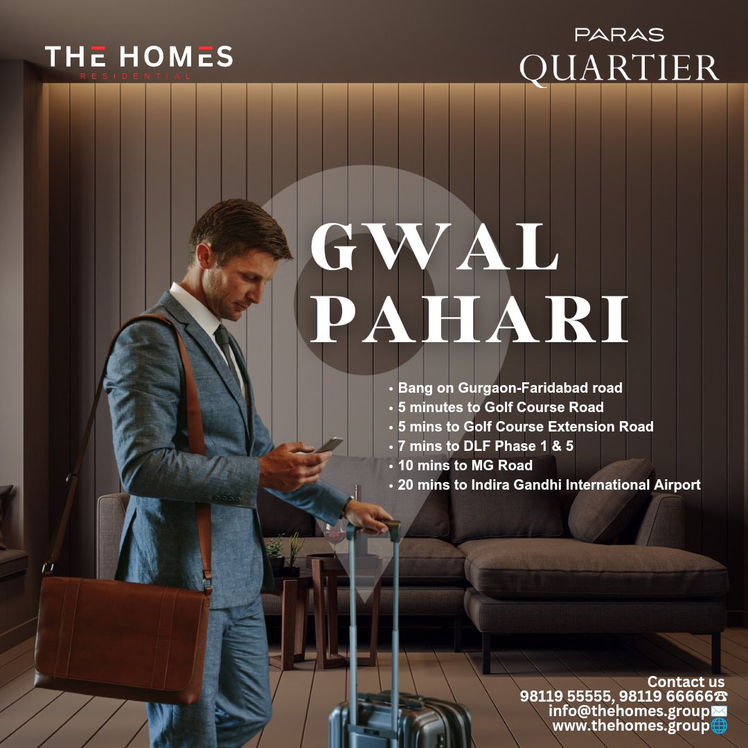 Paras Quartier, Tower 2 
Coming soon 
📍Band on Gwal Pahari
#paras #parasquartier #tower2 #comingsoon #staytuned #delhincr #newproperty #upcomingproject #contactus #propertydetails #gurgaonhomes #delhiproperty #residential #residentialrealestate