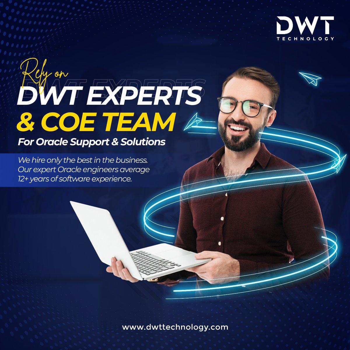 DWTTECHNOLOGY's tweet image. Looking for dependable Oracle support and unique solutions to help your business grow? Look no further! Our Oracle professionals are available to help you get the most out of your Oracle technology investment.
Visit: dwttechnology.com

#OracleSupport #OracleSolutions