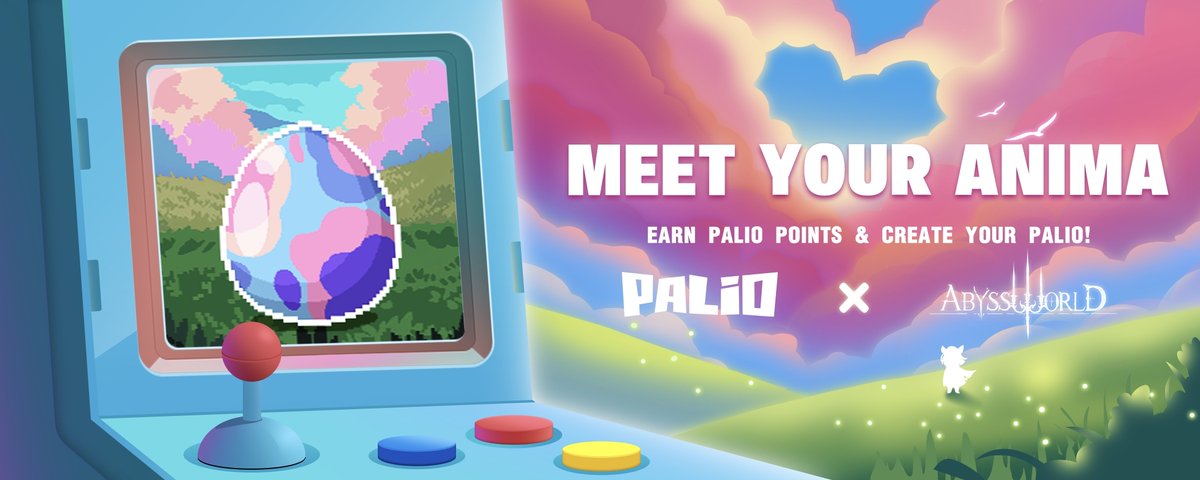 @AbyssWorldHQ x @PalioAI Giveaway! 🦄✨ Palio Odyssey: 𝐌𝐞𝐞𝐭 𝐘𝐨𝐮𝐫 𝐀𝐧𝐢𝐦𝐚 Embark here: xter.io/activities/pal… 🌟 Perks: Earn Palio Points ➡ Swap for Xterio Ecosystem Airdrop 💱 Chat with the innovative Palio AI 🤖 Create your Palio Gen0 & bring it to…