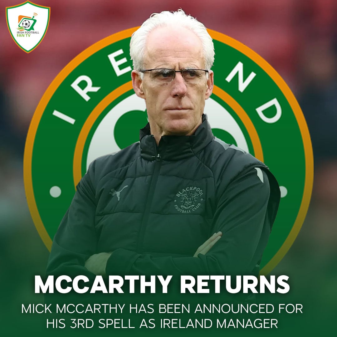 Mick McCarthy returns and has been identified as the man to take the Ireland job. Thoughts? #coybig