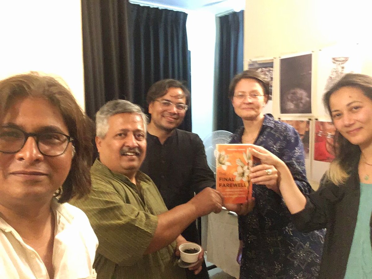 The best part of writing a book is seeing it in the hands of the readers. Thanks, Navin Narayan for introducing The Final Farewell to other readers and researchers around the world. #lastrites #nonfiction #HarperCollinsIndia
