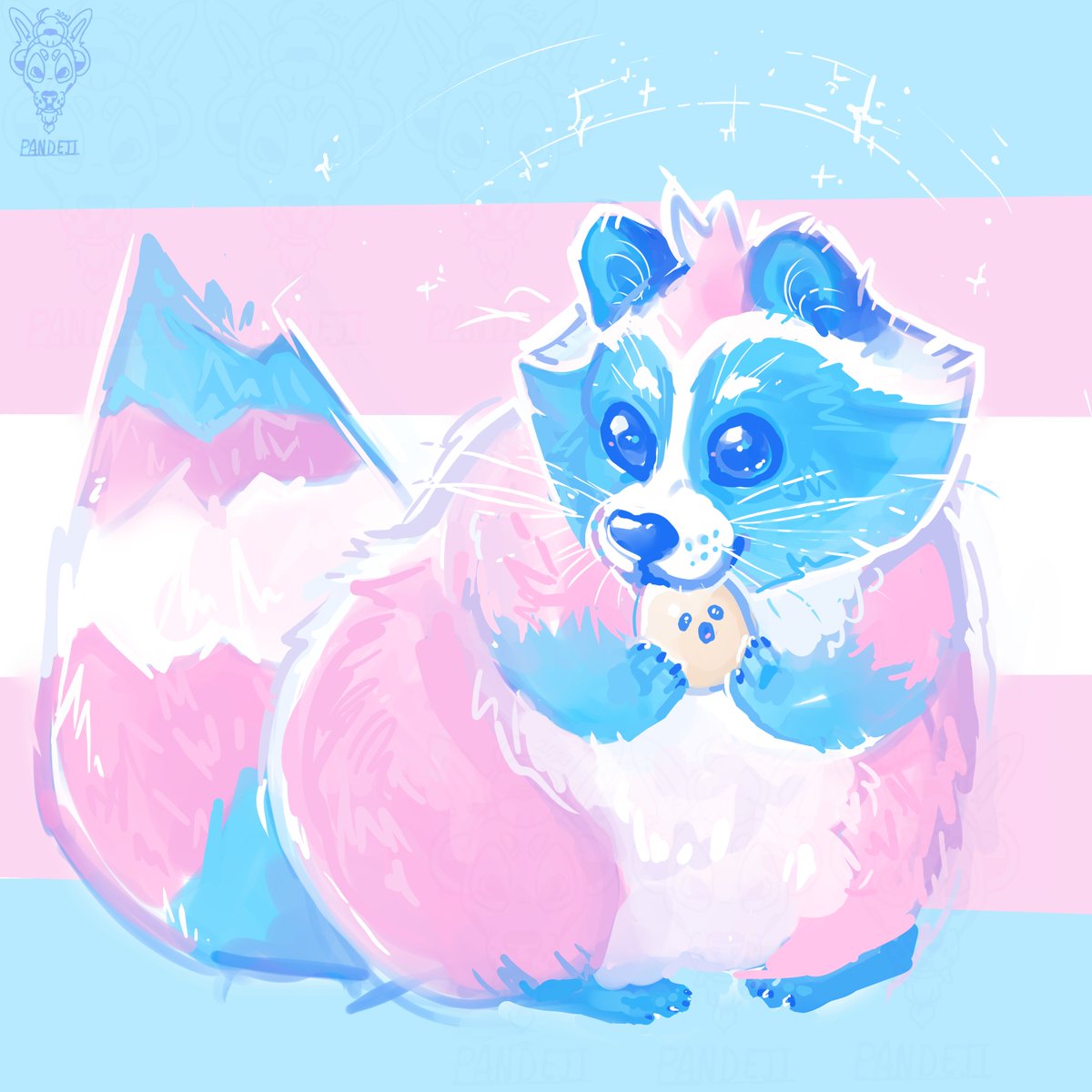 Happy Transgender Day of Visibility ! 🏳️‍⚧️

I wanted to draw Egg The Trans Raccoon to celebrate. I love their design sm! Egg is by @aubryjoi !! 

🏷️
#transgenderdayofvisibility #eggthetransraccoon