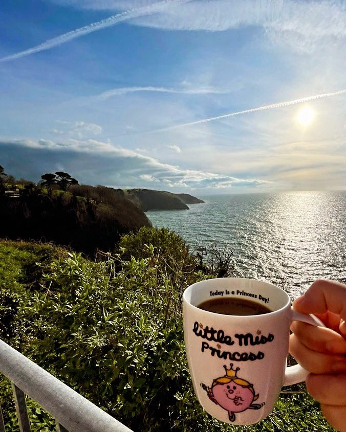 Bank Holiday Bliss ☕️ 🌊 ❤️ #BankHoliday #Mondayvibes #View #SeaView #Devon 🏴󠁧󠁢󠁥󠁮󠁧󠁿