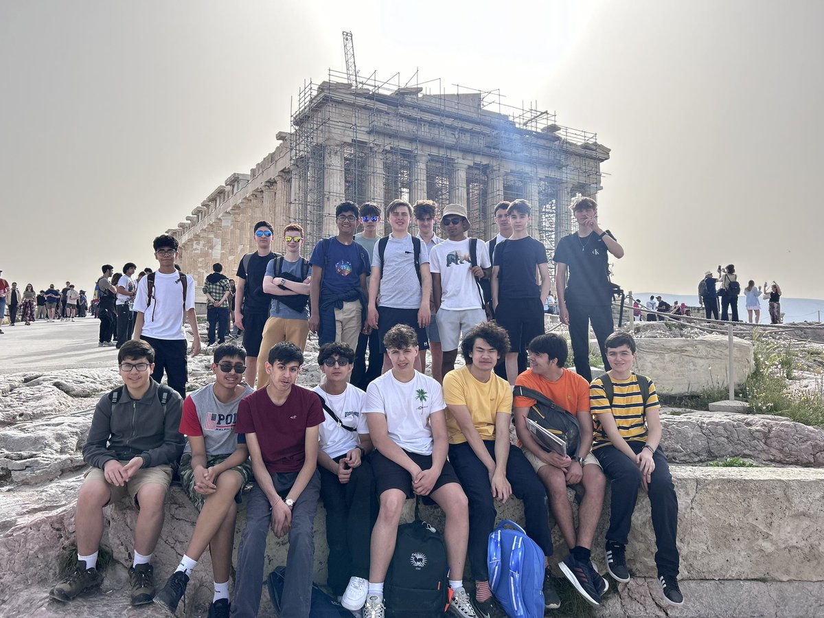 ClassicsMTS's tweet image. First stop of the day - Acropolis 🏛️