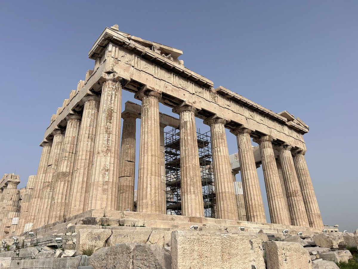 ClassicsMTS's tweet image. First stop of the day - Acropolis 🏛️